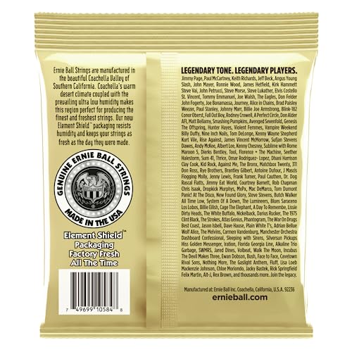 Ernie Ball Earthwood Custom Medium 80/20 Bronze Acoustic Guitar Strings, 12.5-56 Gauge (P02005)